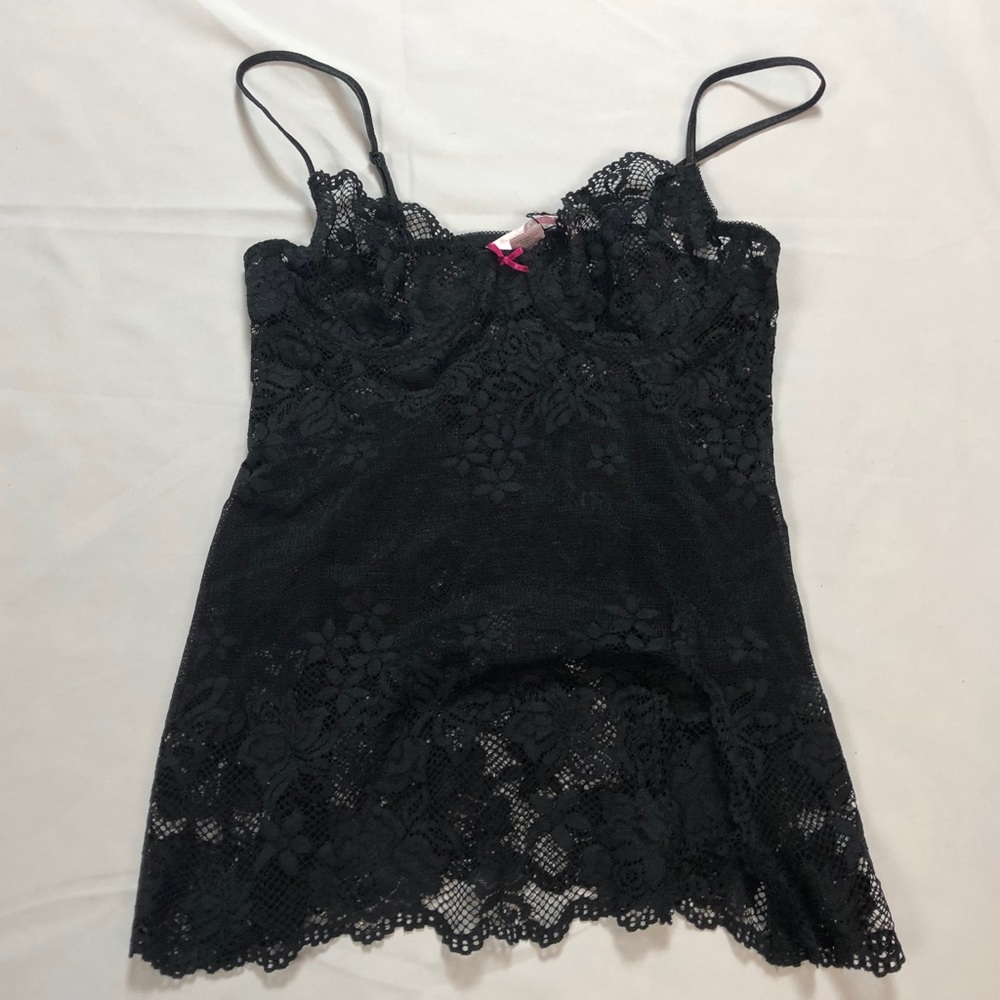 Black Lace Babydoll : Ideal & Soft Lingerie